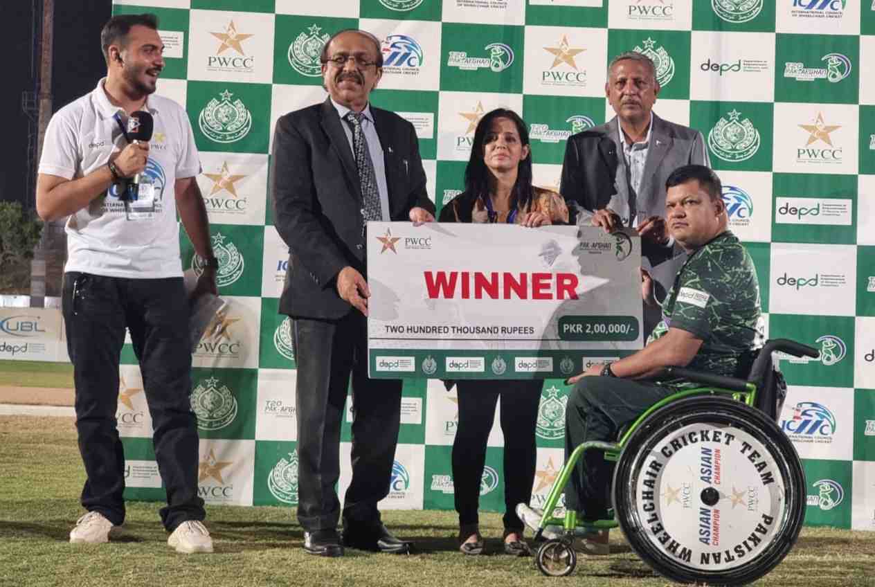 Pakistan Wheelchair Cricket Team Outplay Afghanistan to Clinch Series 3–1