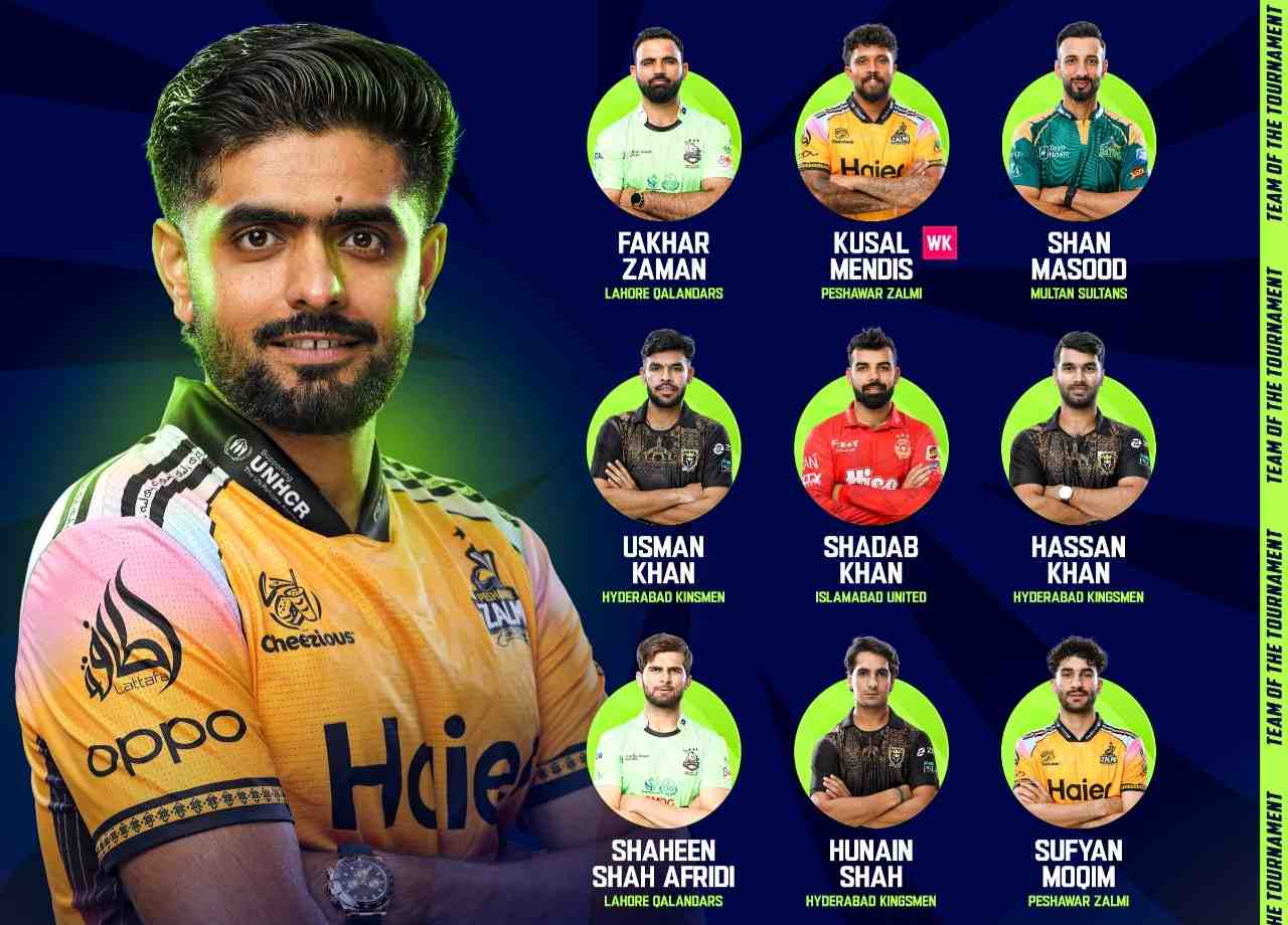 Babar Azam to lead HBL PSL 11 Team of the Tournament