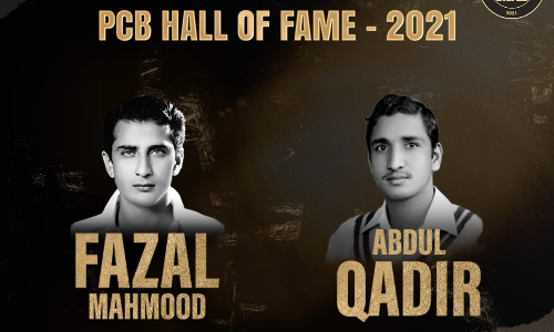 Fazal Mahmood and Abdul Qadir inducted into the PCB Hall of Fame