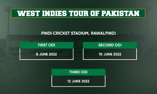Rawalpindi to host Pakistan-West Indies ODIs