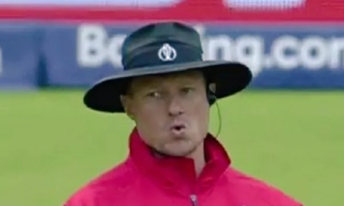 ICC umpire Richard Kettleborough recovers