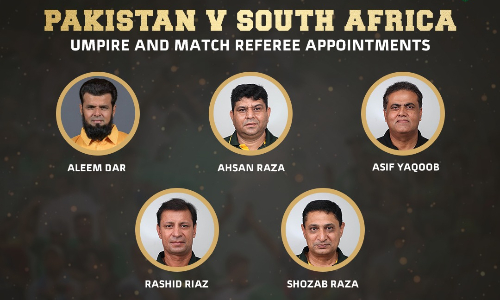 Aleem Dar and Ahsan Raza to umpire South Africa Tests